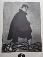 MAX HUNZIKER ZINKÄTZE SIGNIERT BLATTGRÖSSE 48X37CM