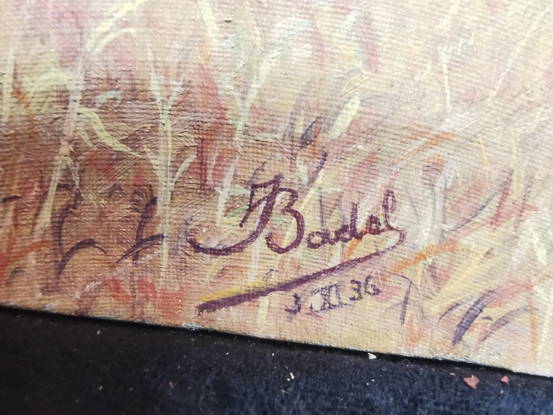 Gemälde: HUILE SUR TOILE SIGNÉE ET DATÉE 36 – Gebraucht aus Genève von Qanil77 2