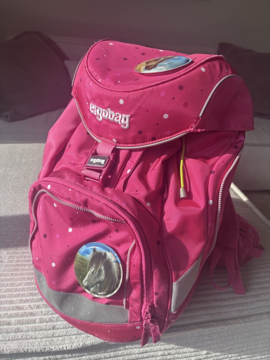 Ergobag Borse & Zaini: Ergobag Schulthek pink Punkte Pferde  – Usato da Würenlos venduto da Rebidi