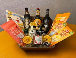 Geschenkkorb Honigbier und Senf Genuss