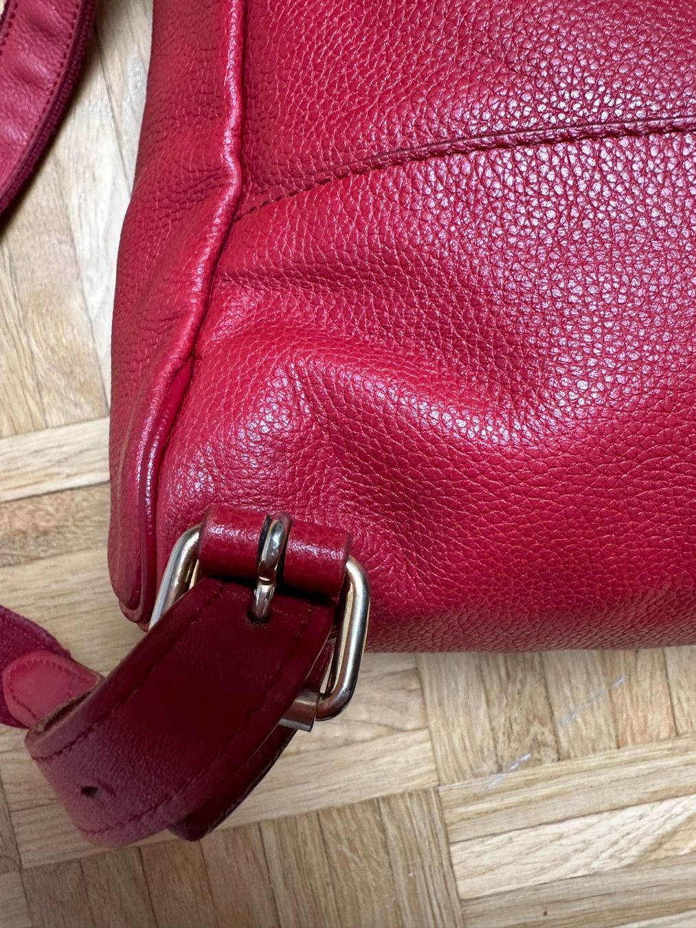 Longchamp Borse da donna: Longchamp sac à dos rouge – Usato da Bernex venduto da euma1976 7