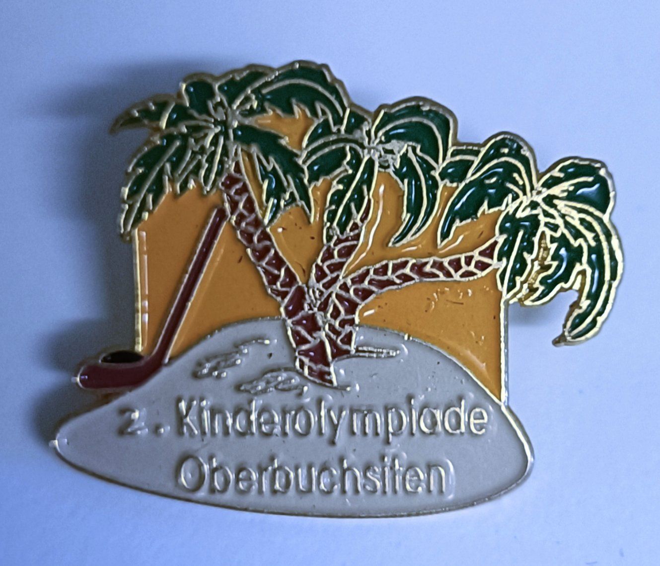 Placchette & Badge: Pin 2. Kinderolympiade Oberbuchsiten – Usato da Köniz venduto da VintagePin