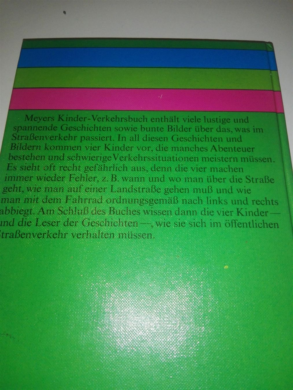 Libri: Meyers Kinder-  Verkehrsbuch – Usato da St.Galllen venduto da elkaphone 7