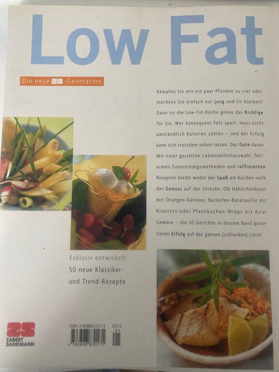 Kochbuch Low Fat (Gebraucht) in Münchwilen AG für CHF 1 – nur Abholung ...