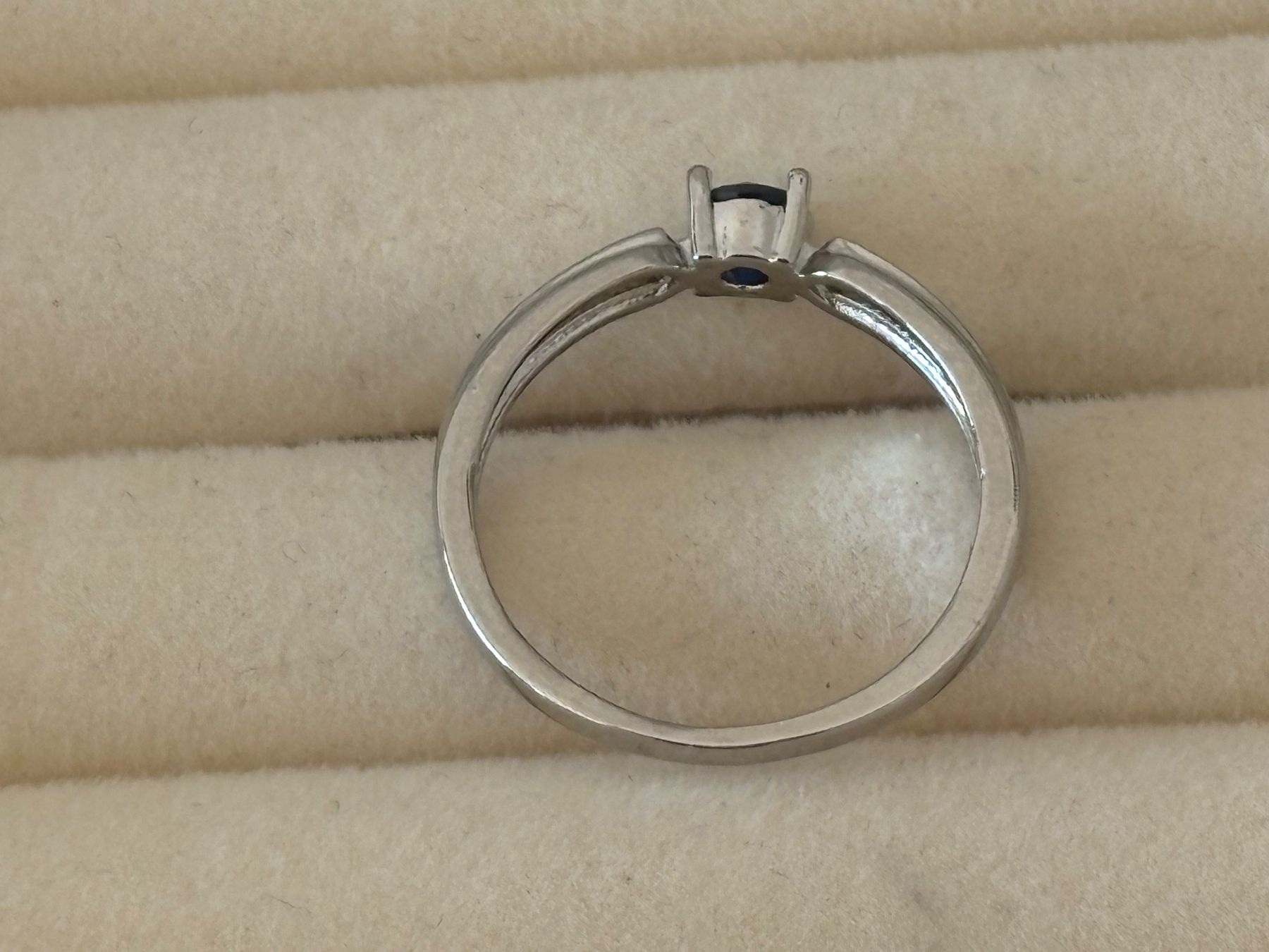 Anelli: Luxus Elegante Gr.19/9 Ring Farbe: Silber/blau – Nuovo (secondo la descrizione) da Biel-Bienne venduto da Roserosse13 3
