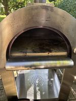Holz Pizzaofen Edelstahl