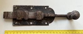 Antiker Türriegel Eisen geschmiedet gebraucht Zustand