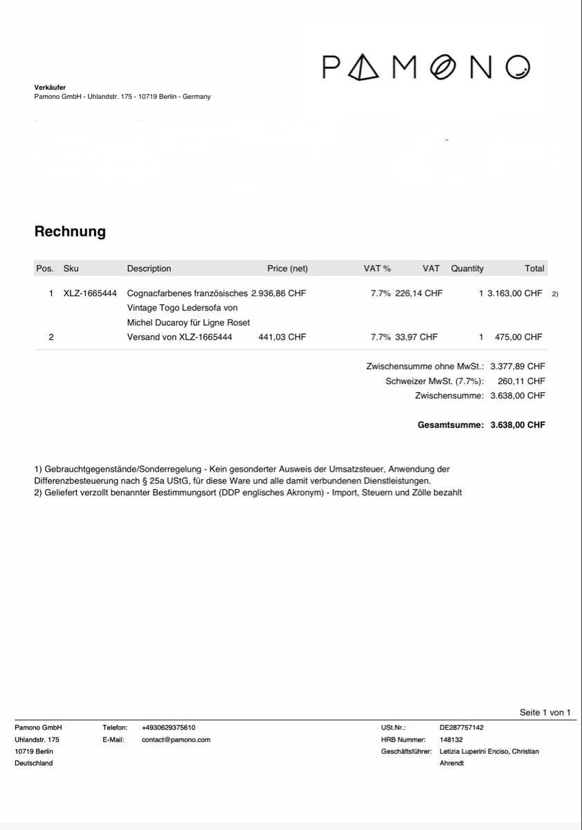 Ligne Roset Sofas: 3er Sofa Togo Lign Roset – Gebraucht aus Solothurn von Sumsum770 3