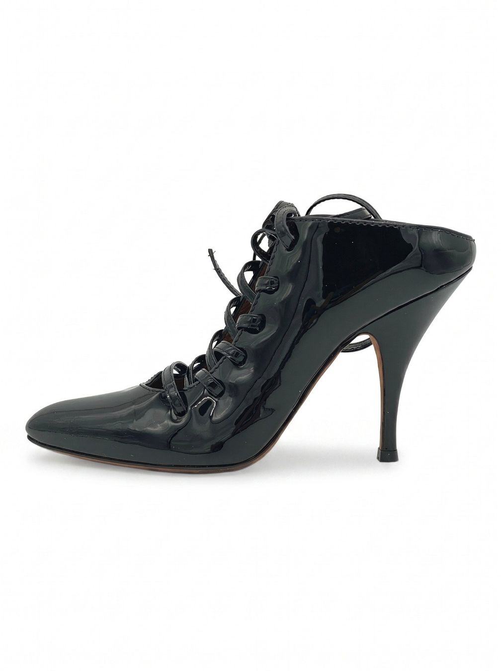 Givenchy Damenschuhe: Givenchy Lace-up Patent Mule Pump EU 36 Schwarz – Gebraucht aus Zürich von shoe_shop