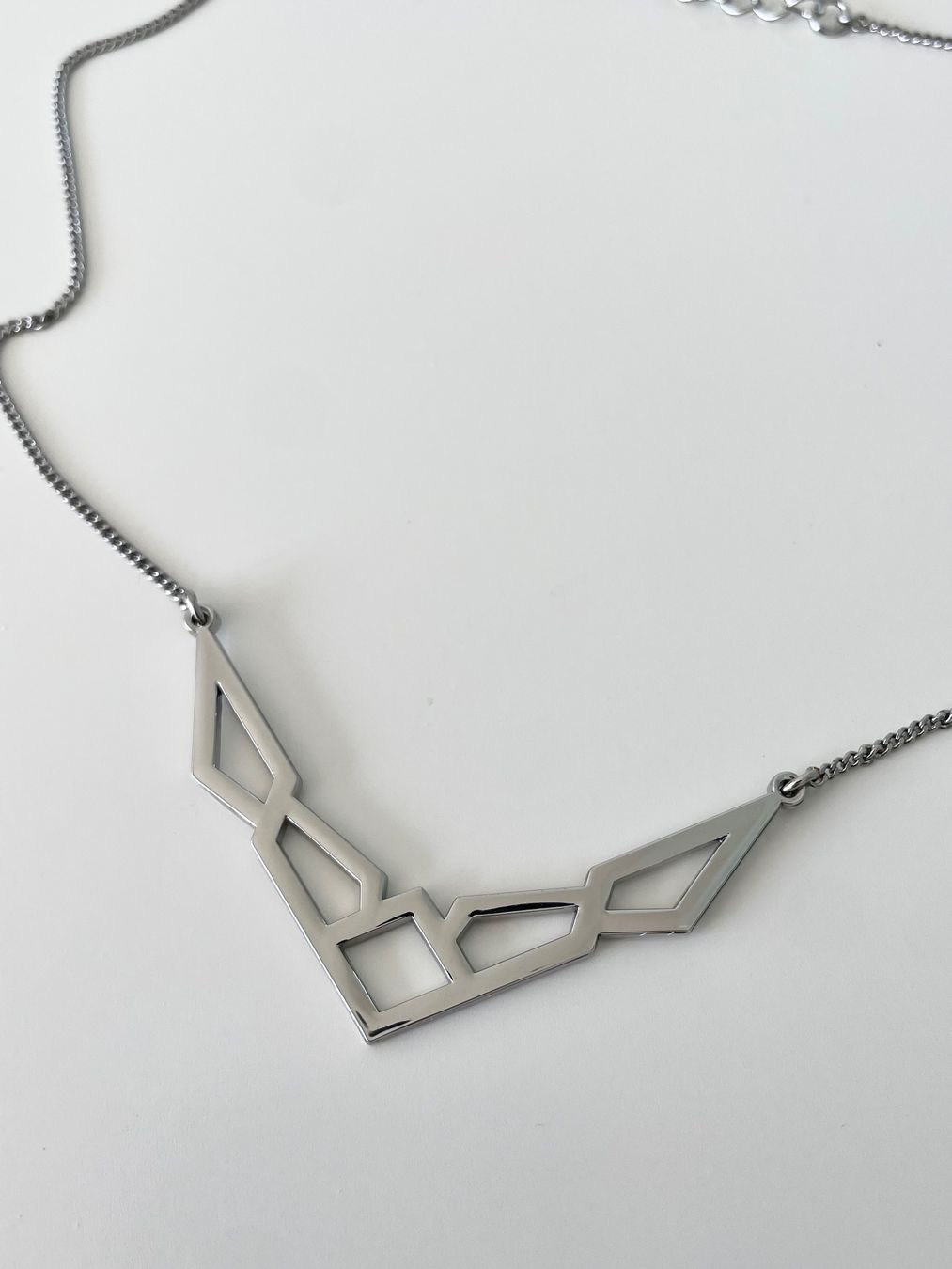 Catenine: Collier boho géométrique argenté AGATHA PARIS – Nuovo (secondo la descrizione) da Geneve venduto da Margot_22 3