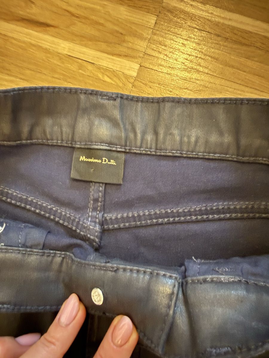 Massimo Dutti Pantaloni: Massimo Dutti leather pants – Nuovo (secondo la descrizione) da Zürich venduto da ali_rlx5 2