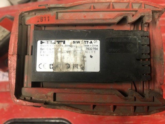 Alle Maschinen: Hilti Schlagschrauber SIW 22 T - A – Gebraucht aus Appenzell Meister. von Seppli58 2