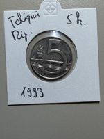 République Tchéquie - 5 couronnes - 1993 