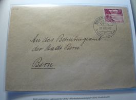 Brief 1952, Sonder-o Brienz, Ferien am See