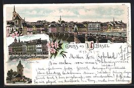Litho Basel, St. Johann-Tor, Marktplatz,