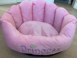 Pink Princess Cat or Dog Bed (fluffy & cozy)