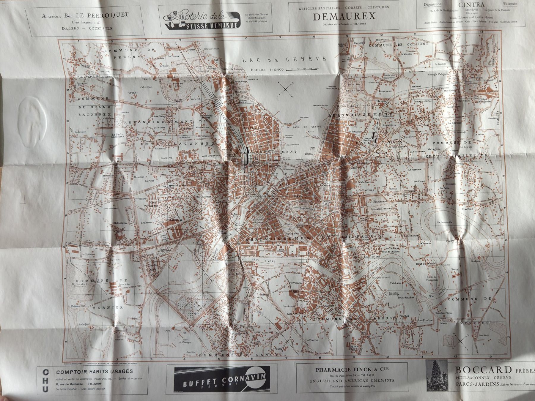 Cartine & Atlanti: Plan de Genève – Usato da Prêles venduto da DPR 1