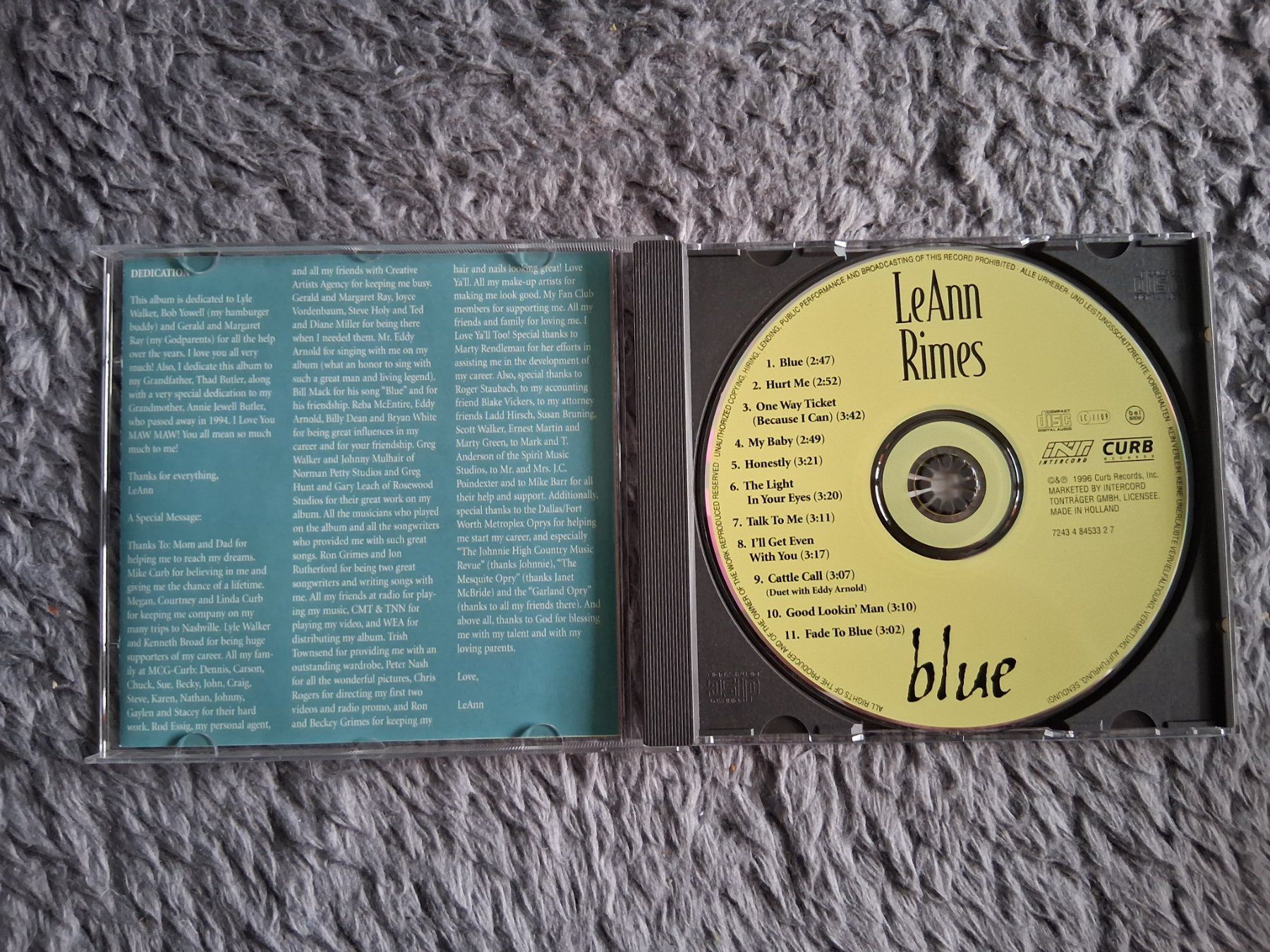 CD: LeANN RIMES      BLUE        CD – Usato da Wetzikon ZH venduto da Ramones01 2