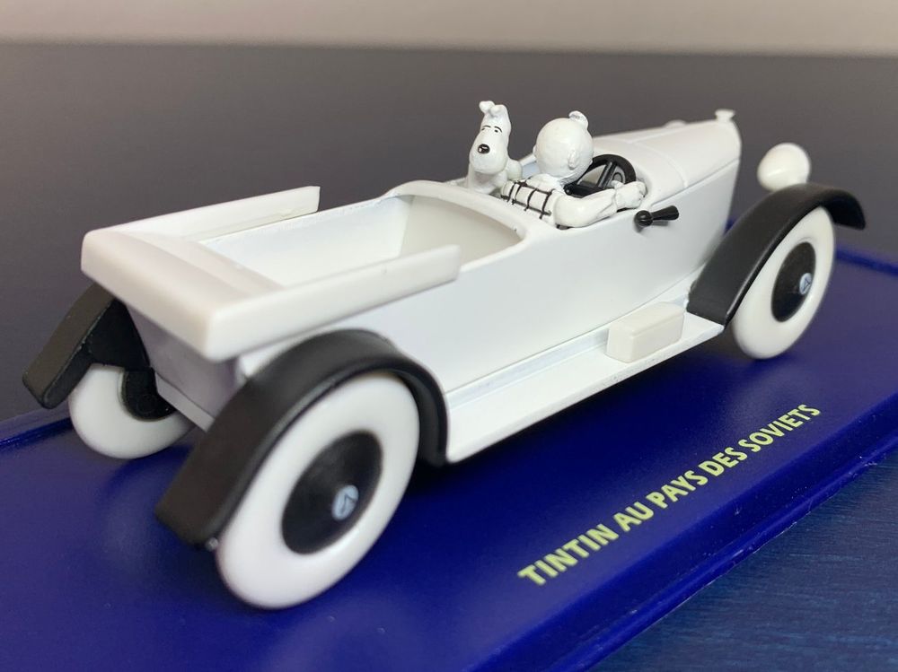 HERGE MOULINSART VOITURE DE TINTIN N° 64 DRAISINE DE TINTIN CHEZ LES