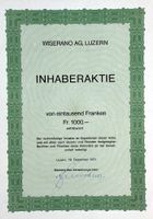 Wiserano AG Luzern - 1971