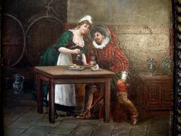 «TAVERNENSZENE»  S. ROTH, DEUTSCH ?, ENDE 19JH. ANFANG 20JH.