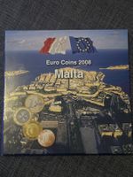 Malta 2008 Euro Post Sonder Kursmünzensatz mit 2 Briefmarken