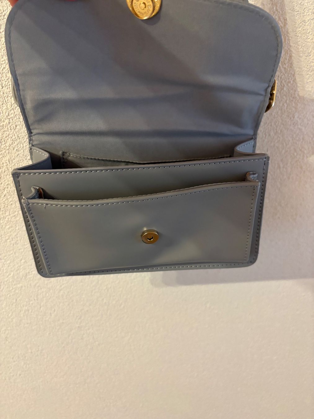 Taschen für Damen: Sac à bandoulière bleu-gris – Gebraucht aus Grandvillard von Elsa.Del 4