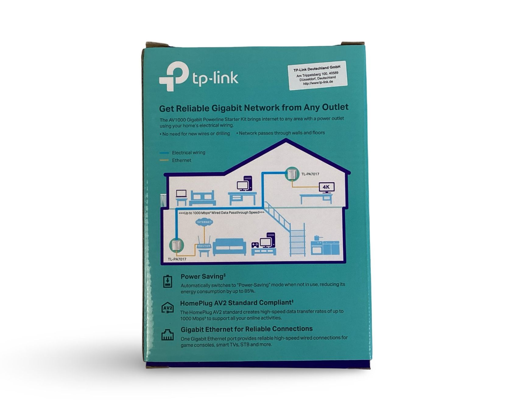 TP-Link Unità & Adattatore: TP-LINK TL-PA7017 Gigabit Powerline Starter Kit – Nuovo (secondo la descrizione) da Zürich venduto da Restwert_Zuerich 3