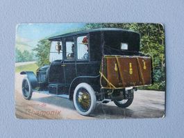 ALTE AK AUTO MIT LEPORELLO SOUVENIR DE CHAMONIX