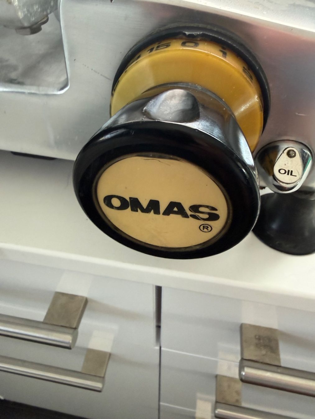 Elettrodomestici da cucina: Fleischschneidemaschine OMAS Profi – Usato da Full venduto da Hoefi60