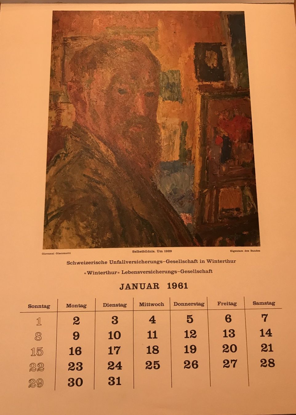 Calendari: Kalender Winterthur Versicherungen – Usato da Altstätten SG venduto da Nik2009 7