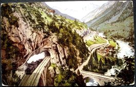 WASSEN Gotthard-Bahn - Dampflokomotive