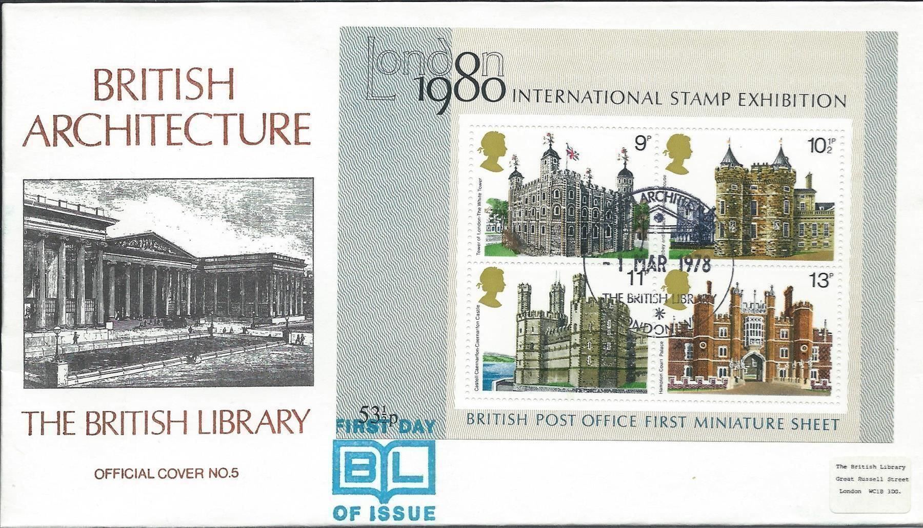 Tutti i francobolli: GRANDE-BRETAGNE 1978 FDC British Library – Usato da Bussigny venduto da jacky1953