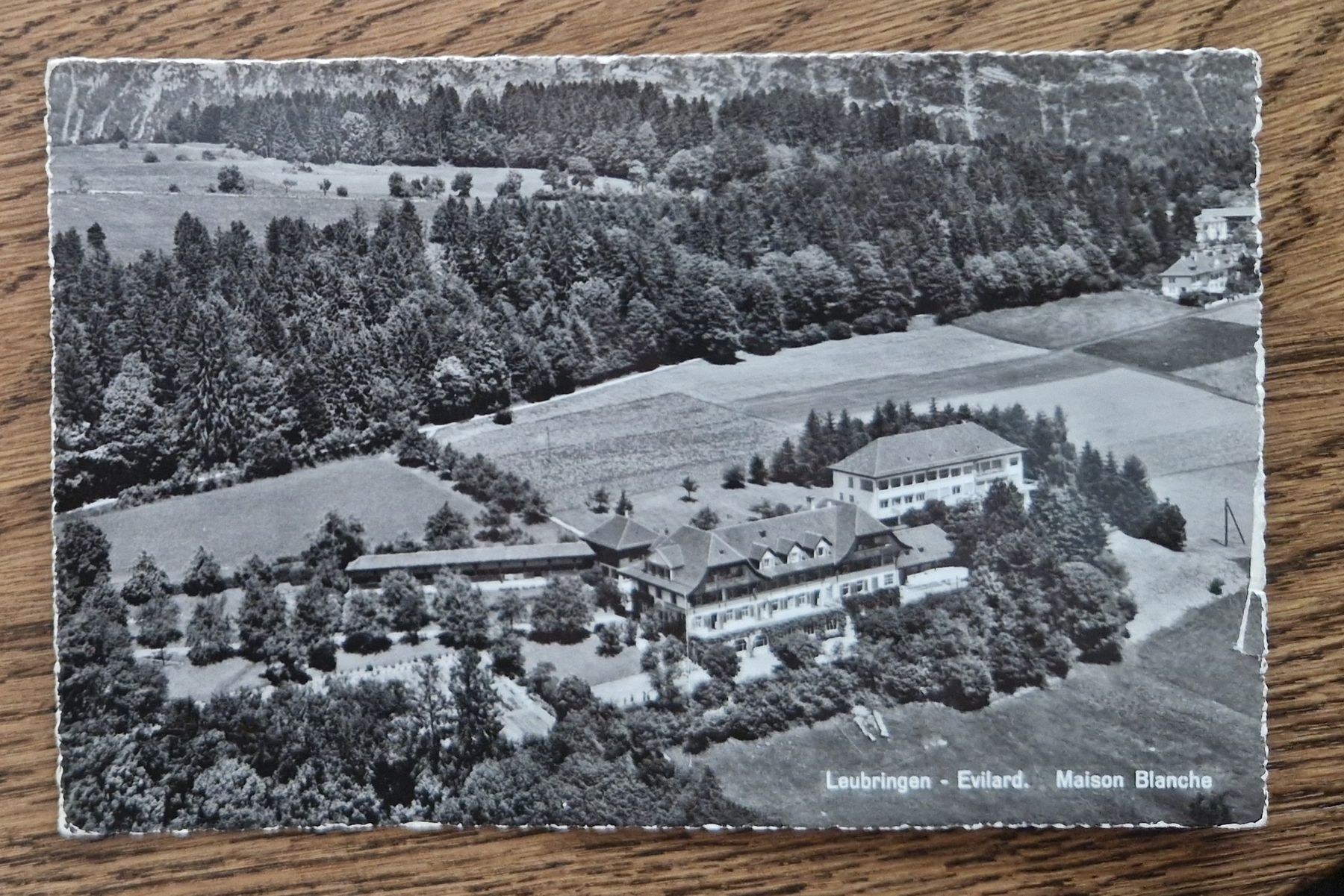 Cartoline postali: Leubringen - Evilard, Maison Blanche – Usato da Ebikon venduto da Donar50
