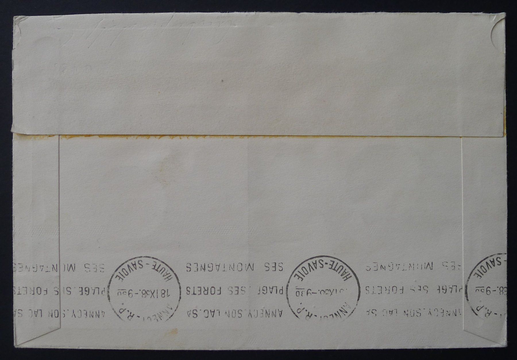 Alle Briefmarken: W11, Aarauerblock FDC 1938 nach Frankreich, Kat: 80.- – Gebraucht aus Ebikon von SilvioFreund 2