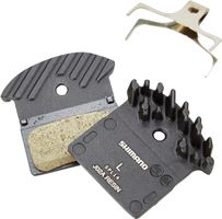 Shimano Ice-Tech J02A Resin Scheibenbremsbeläge mit Kühlripp
