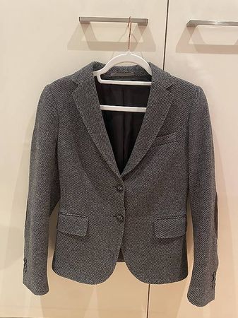 Grau/brauner Blazer von Gant in Grösse 36