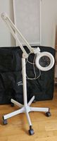 Slimline LED Lupenleuchte auf Rollen mit Zubehör