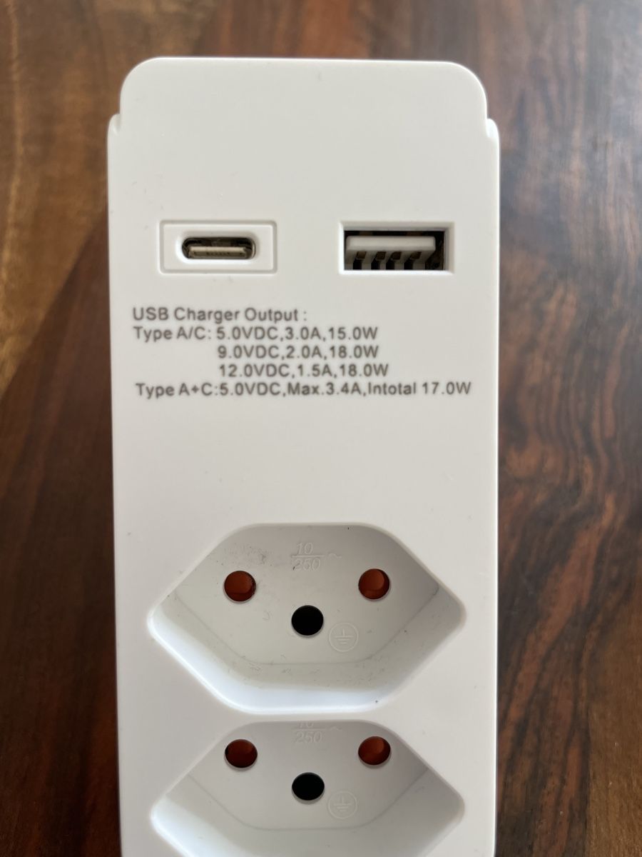 Unità & Adattatore: 2x Steckdosenadapter mit USB Typ-C und A weiss – Usato da Bern venduto da ta_no_k 1