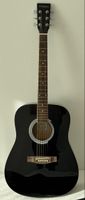 C.Giant Western Guitar schwarz mit Tasche sehr guter Zustand