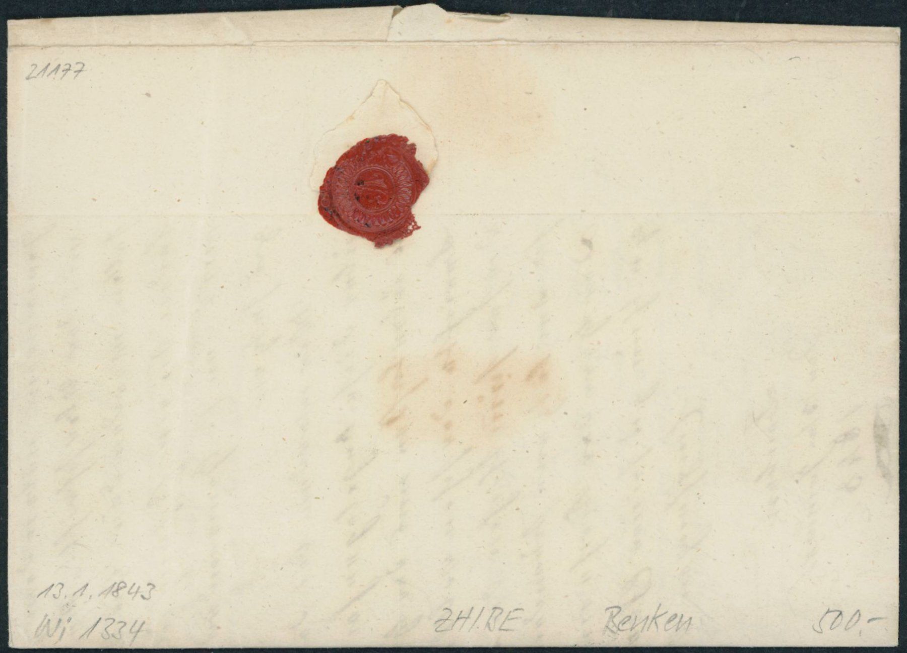 Alle Briefmarken: ZH Benken 1843 - Stabstempel - Brief – Gebraucht aus Schindellegi von leecollect 1