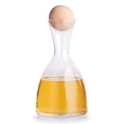 Caraffe: Glaskaraffe m. Holzkugel, (Zeller)750 ml *** – Nuovo e nell'imballaggio originale da Zürich venduto da Fifa