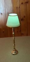 Standlampe Messing mit  LED Batterie Puppenhaus