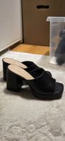 Plateau-Pantoletten Catwalk schwarz Grösse 37 neu