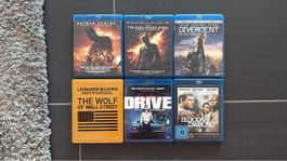 Blu-ray Filme Sammlung 6 Stk. verschiedene Filme