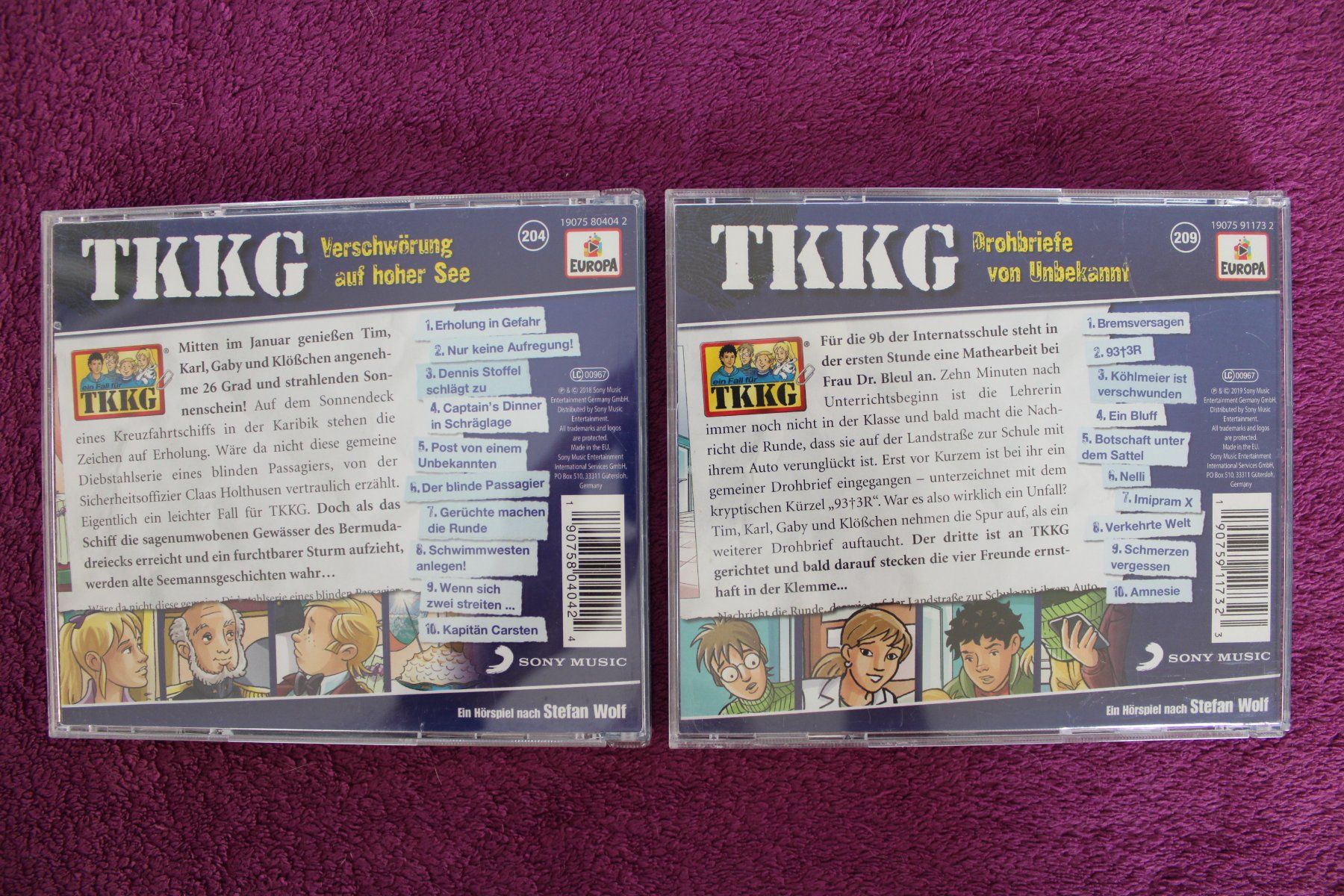 CDs: 6 - TKKG - Hörspiel - CD´s – D'occasion à Müllheim Dorf par Seeeule01 6