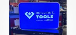 Brilliant Tools LED Leuchtreklame 60×40cm Outdoor 2 seitig