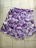 Schicker Schal mit Schmetterlingen, lila/weiss