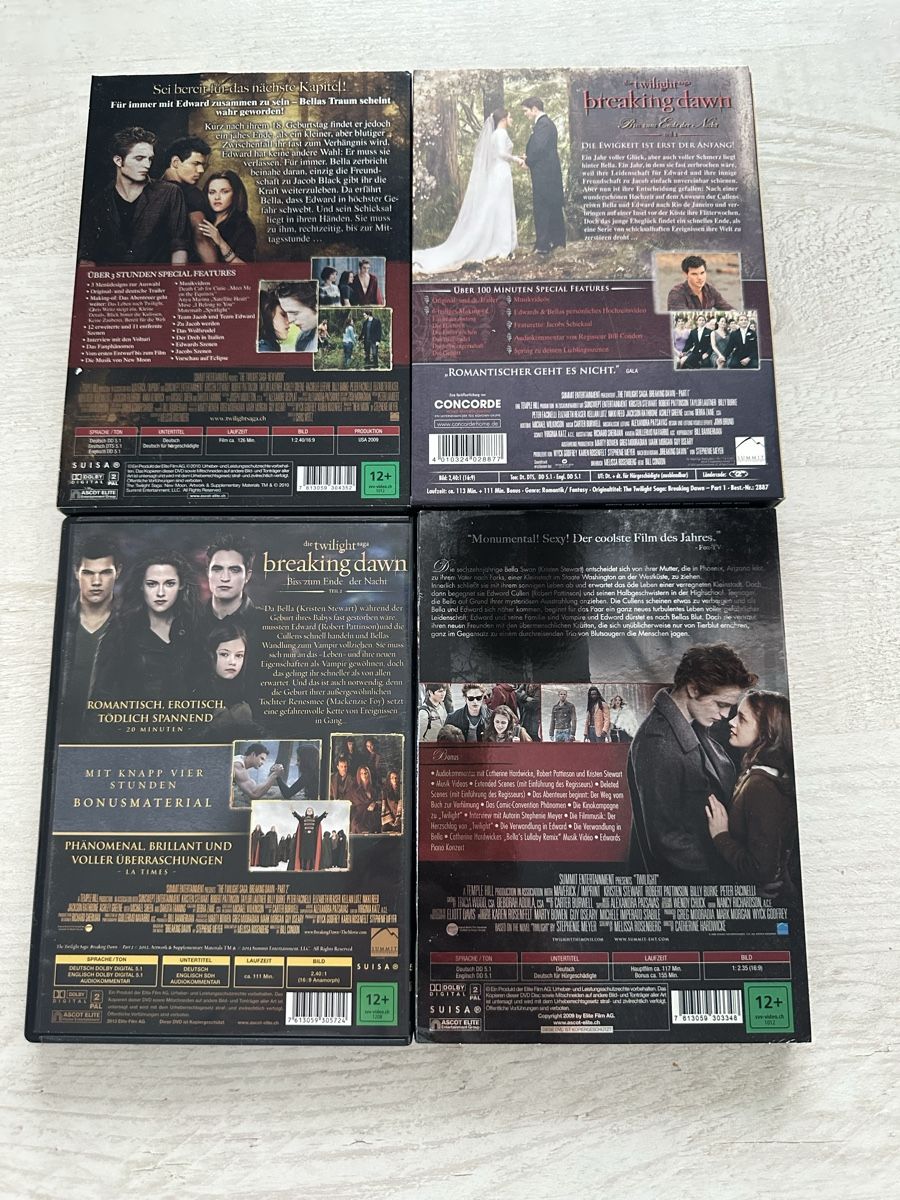 Tutti i DVDs: Twilight Saga: DVD Kollektion – Usato da Bülach venduto da Chati_ 1