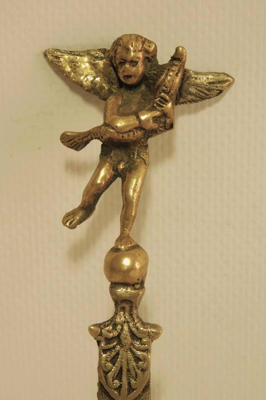 Altro materiale per ufficio: Antik Brieföffner mit Angel Messing oder Bronze 1900er – Usato da Emmenbrücke venduto da Neverlaand-22 1